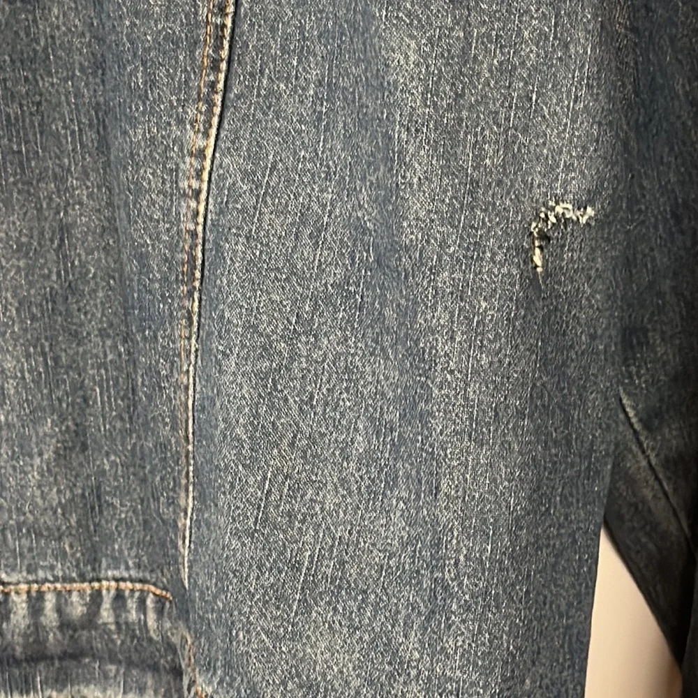 Vintage Tiara International Denim Jacket Lined with Sweater Material Size L, 90s - Picture 12 of 12